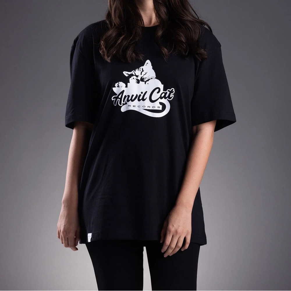 Lovejoy Anvil Cat Records Black Tee